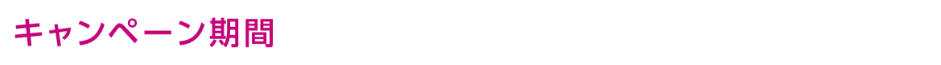 キャンペーン期間 12月12日(木曜日)～12月22日(日曜日)