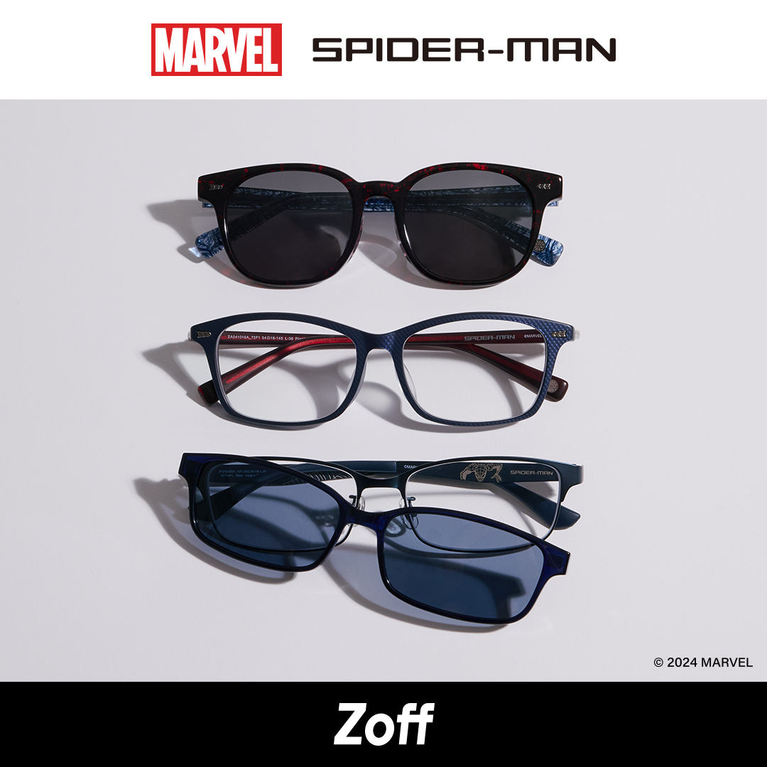 スパイダーマン」からインスパイアされたアイウェア「MARVEL COLLECTION SPIDER-MAN」第2弾が発売！｜Zoff（ゾフ ）｜ショップニュース｜ゆめシティ｜イズミ・ゆめタウン公式サイト｜山口県下関市